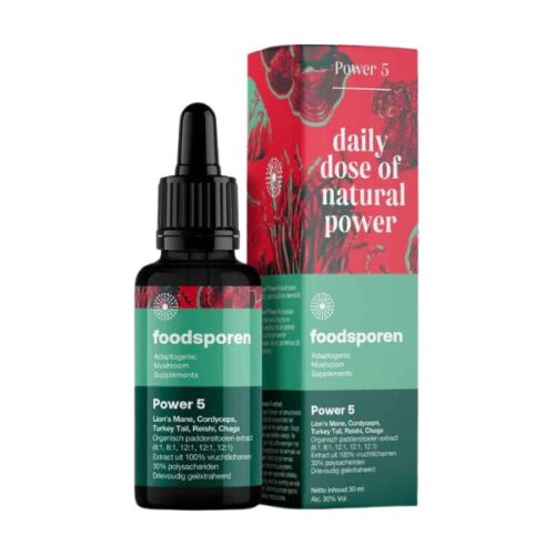 Mešanica medicinskih gob Moč 5, 30 ml